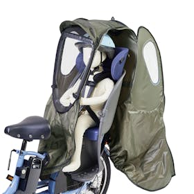 アークズ norokka リア 国内メーカーシート用レインカバー スタンダードモデルを検証レビュー!自転車用チャイルドシートカバーの選び方も紹介 4