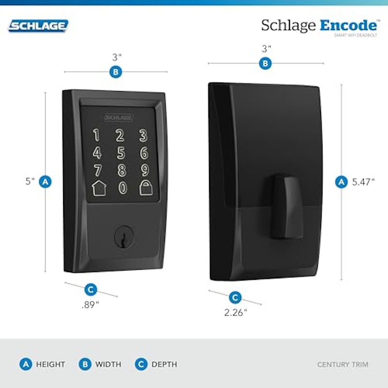 Schlage Encode Smart WiFi Deadbolt 3