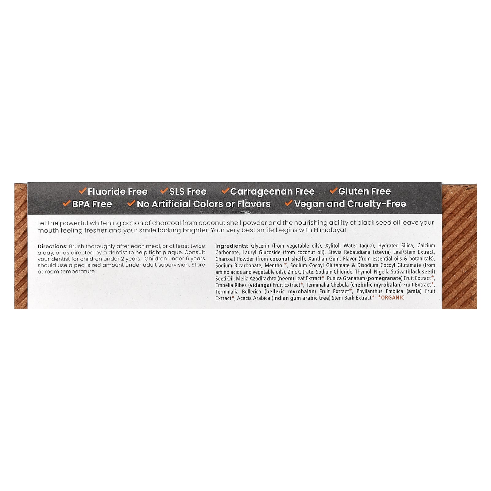 Charcoal & Black Seed Oil Whitening Antiplaque Toothpaste 3