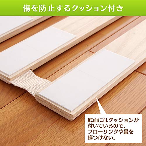 ロール式桐すのこベッド シングル 4
