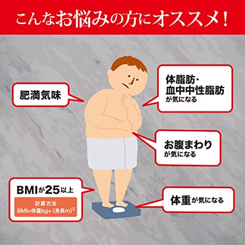 肥満気味の方の脂肪減少をサポートする エラグ酸 30日分 3