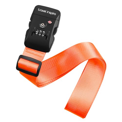TSA Approved Bright Color Luggage Strap 1