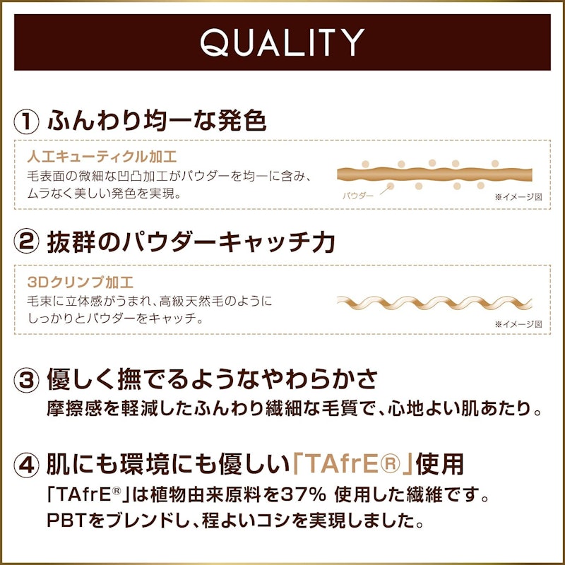 ハイライトチークブラシ 4