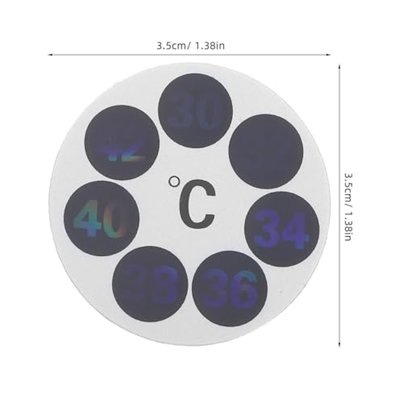 浴槽用温度計ステッカー 2