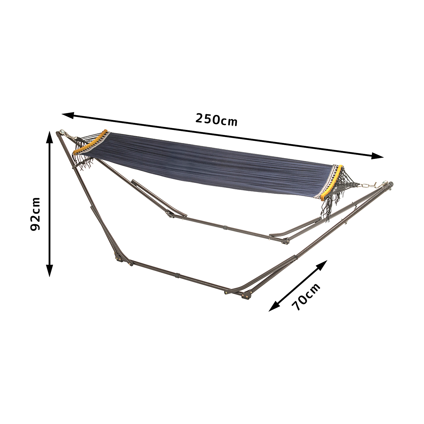 QUICKCAMP（クイックキャンプ） スタンド付き ハンモックをレビュー