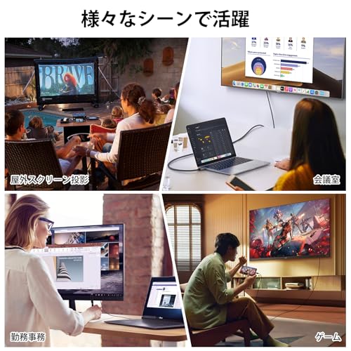  HDMI Type-C to HDMI ケーブル 7