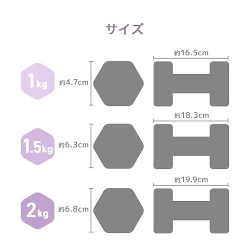 WMFITNESS カラーダンベル 7