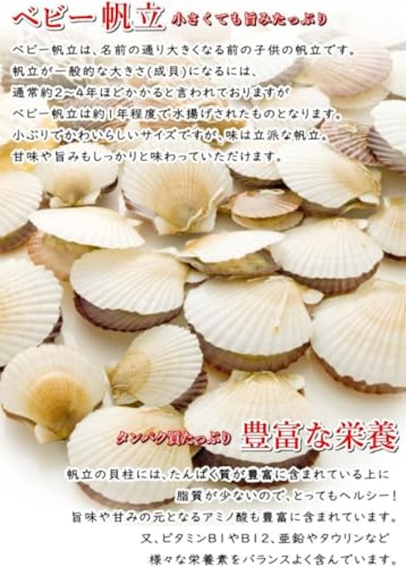 ベビー帆立 3