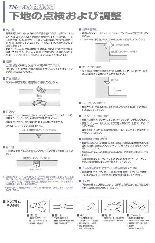 アトレーヌ水性防水材 11