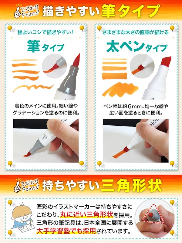 イラストマーカー40本セット 5