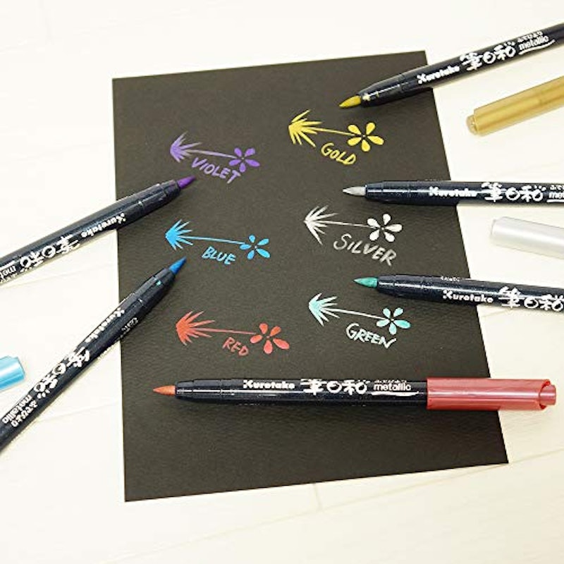 筆日和 メタリック 6色セット 3