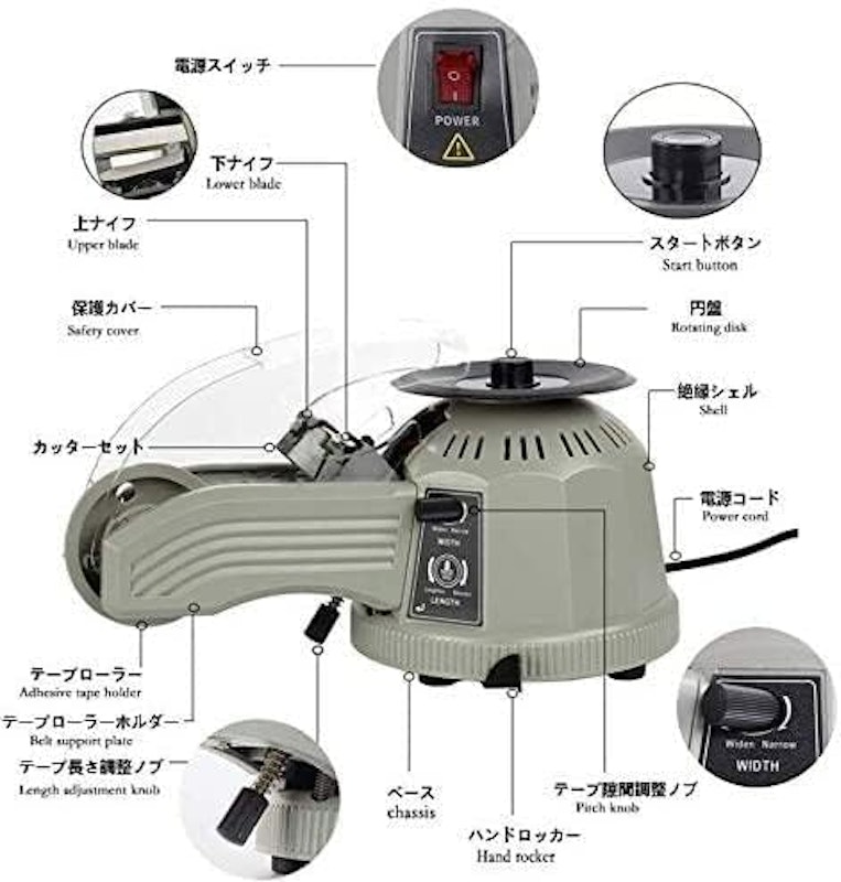 電動テープカッター 3
