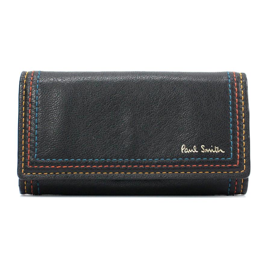 新品 ポールスミス Paul Smith 4連キーケース ダブルステッチ - メンズ