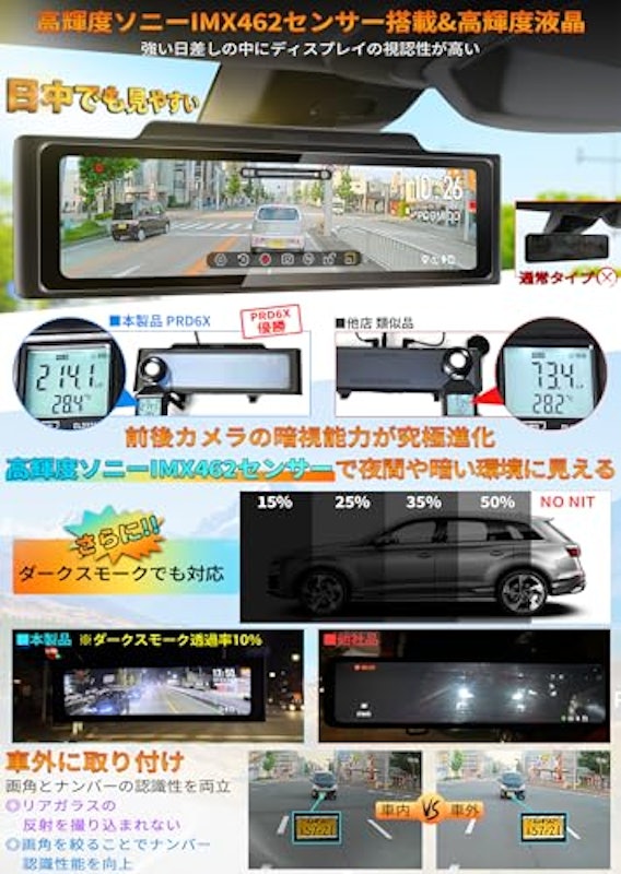 ミラー型ドライブレコーダー 3