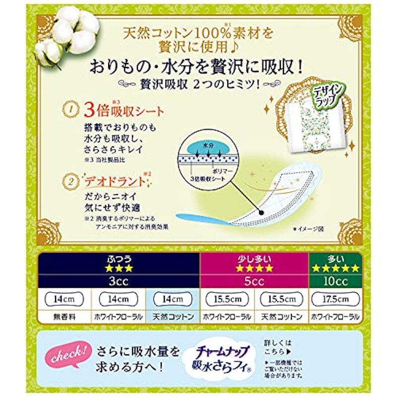 贅沢吸収 天然コットン100% 2