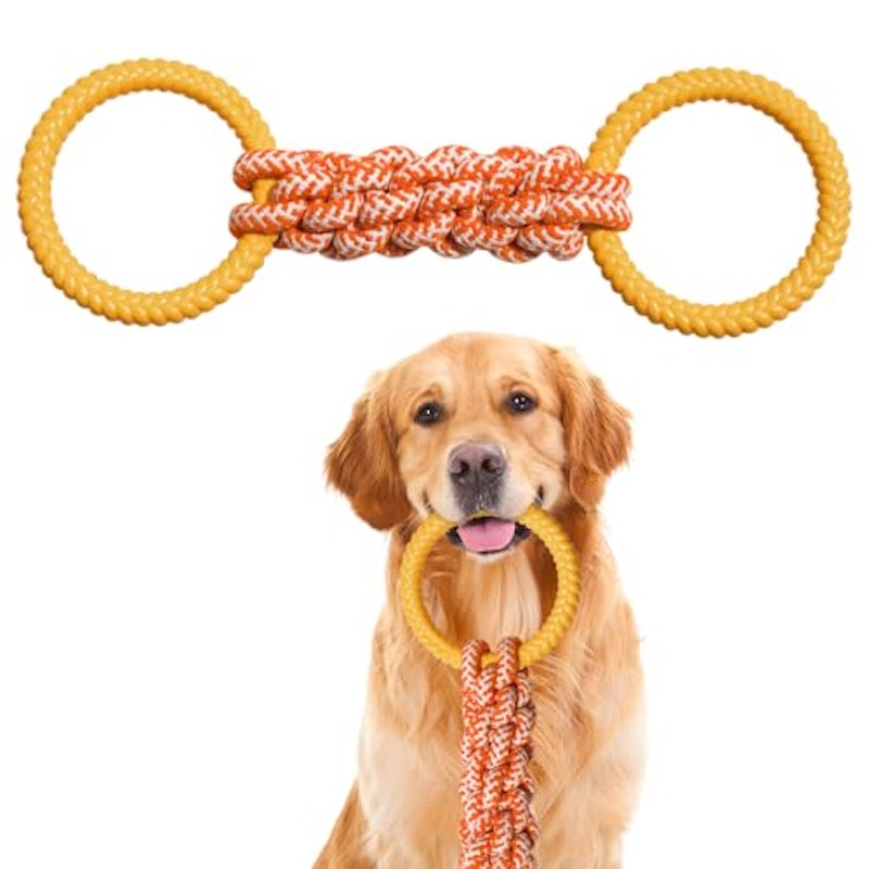 犬おもちゃ ロープリング 1