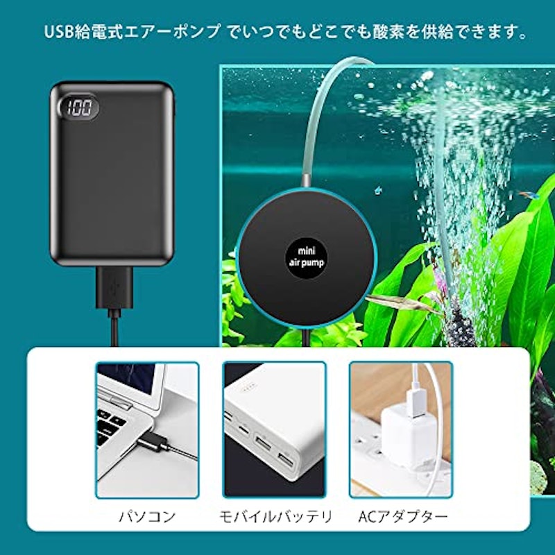 USB小型エアーポンプ 3