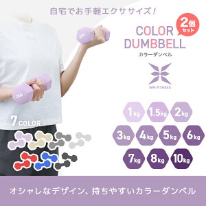 WM Fitness カラーダンベル 2
