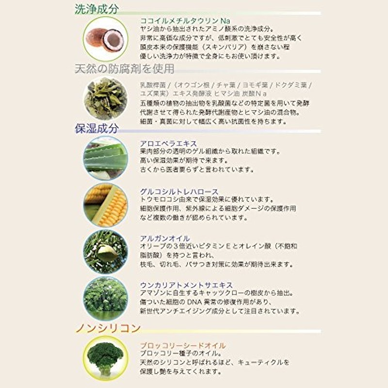 植物由来オールインワン自然派シャンプー リナティラ 5