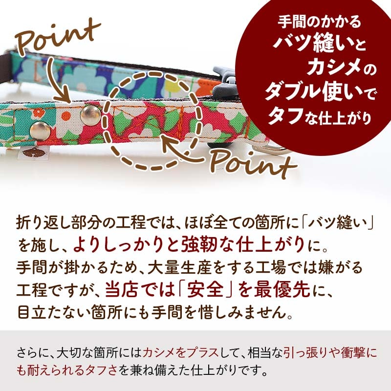 ダブルリング バックル首輪 4