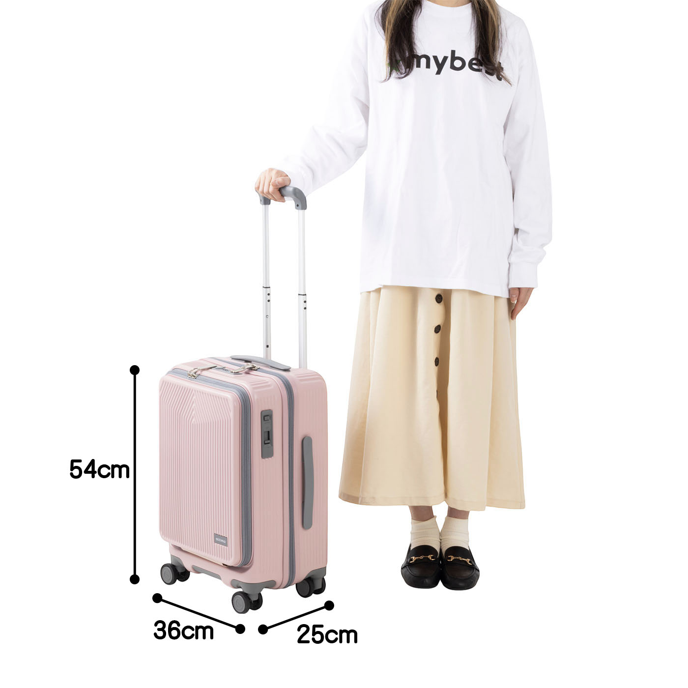MAIMO] スーツケース Sサイズ 機内持ち込み 日本メーカー 【フロント