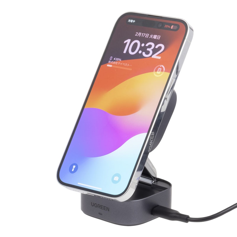 MagFlow ワイヤレス充電器 2-in-1 magsafe対応 3