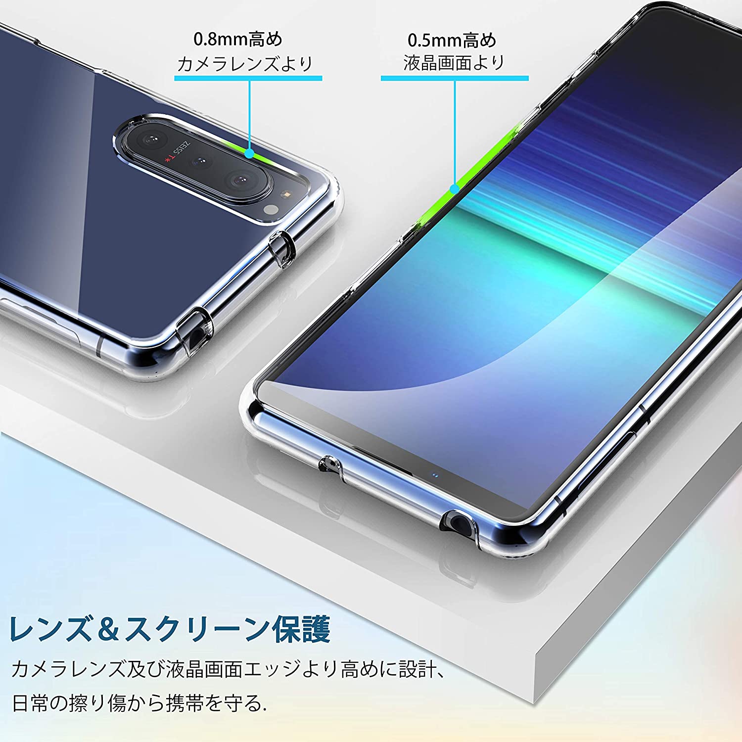 耐衝撃 透明ケース 5