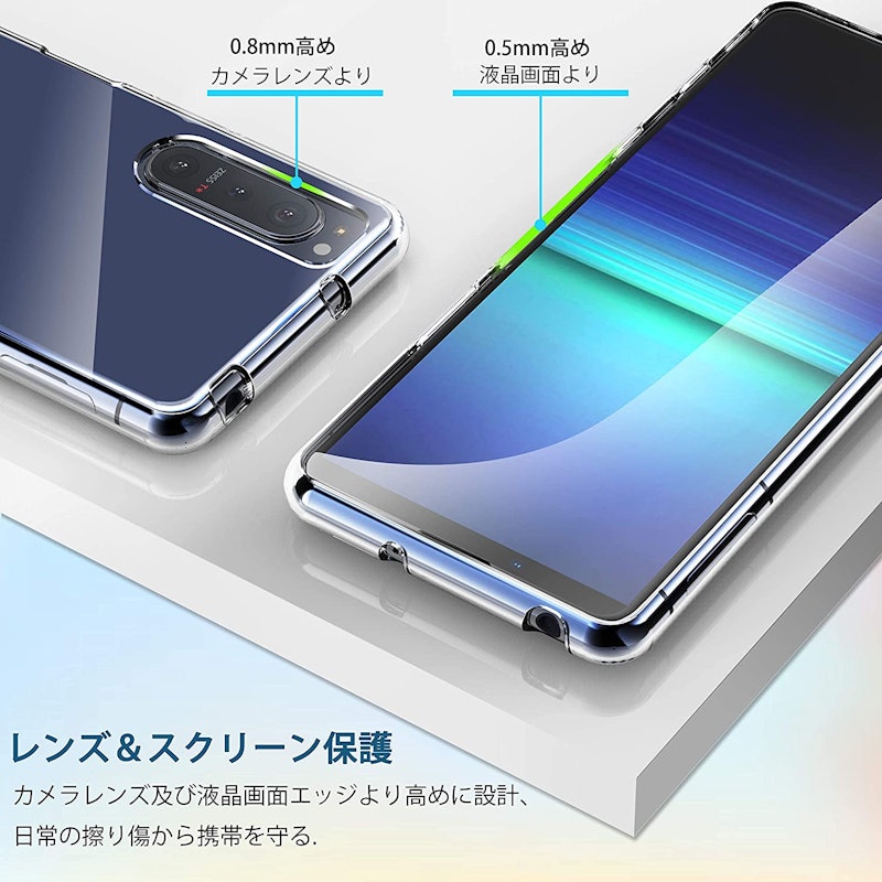 耐衝撃 透明ケース 5