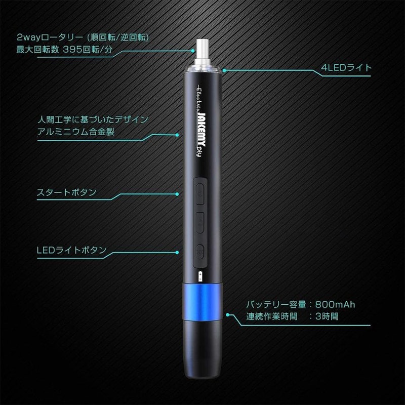 電動精密ドライバーセット 2