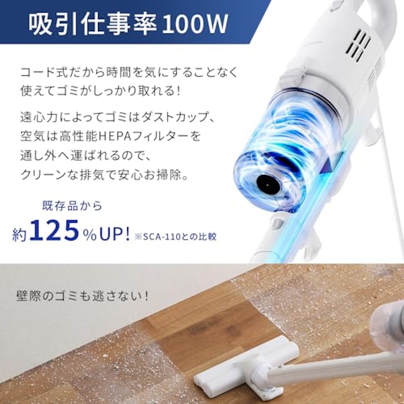 AC式サイクロンスティッククリーナー 3
