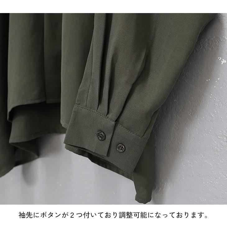 落ち感ドルマンスリーブビッグシャツ 3