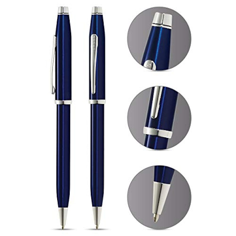 Century II Translucent Blue Lacquer Ballpoint Pen 2