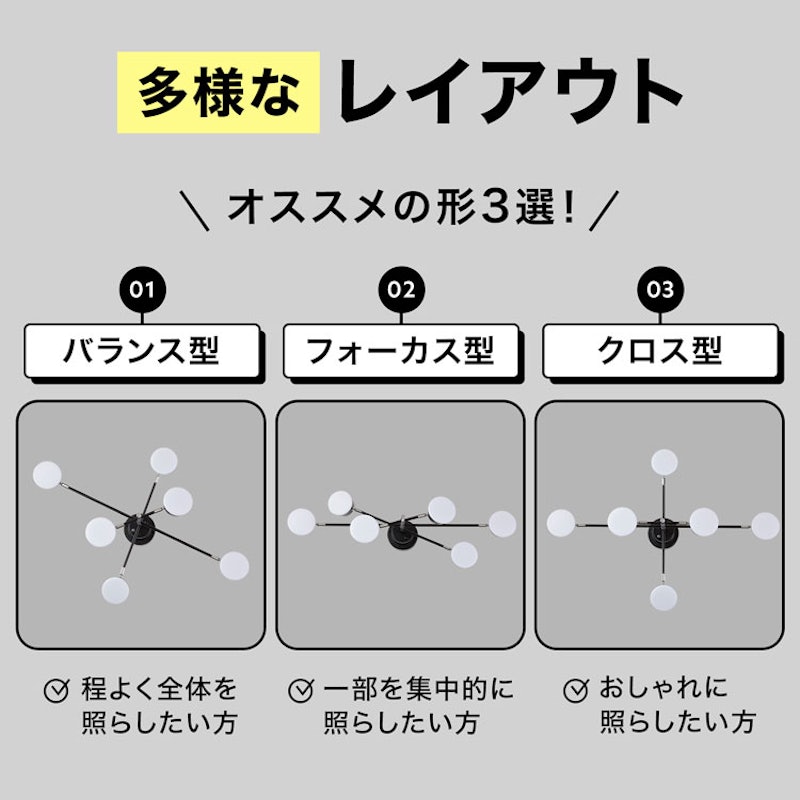 シーリングライト 6