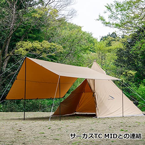 焚火タープTCマルチコネクトレクタ 4