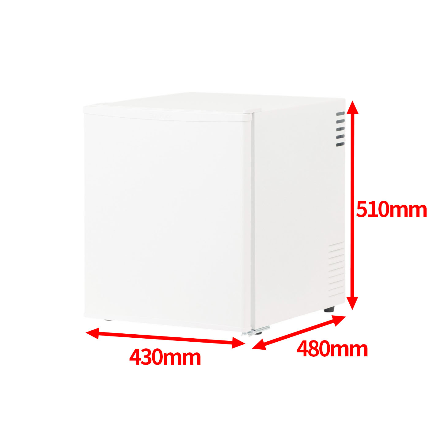 りーりぃ】小型冷蔵庫48L SunRuck SRR4805 2025年製 りーりぃ】小型