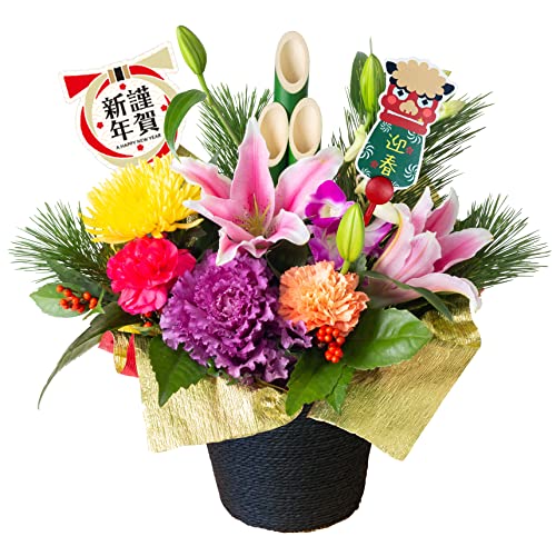 迎春アレンジ お正月の花 1
