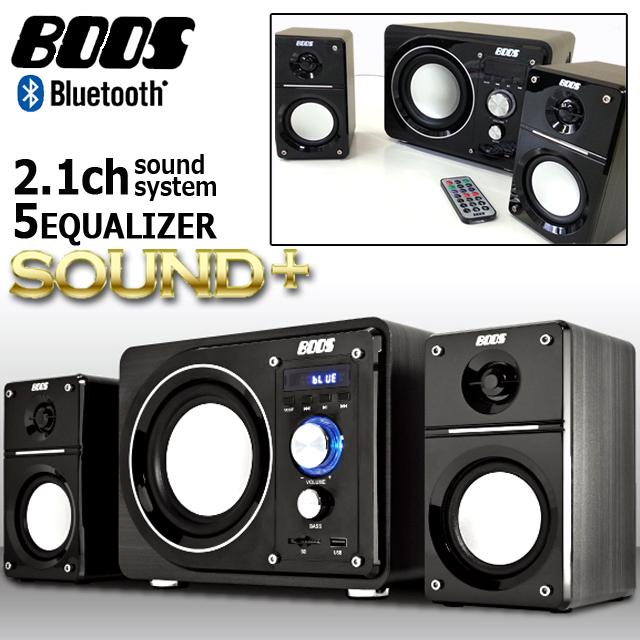 Bluetoothパワーアンプスピーカー2.1ch 1