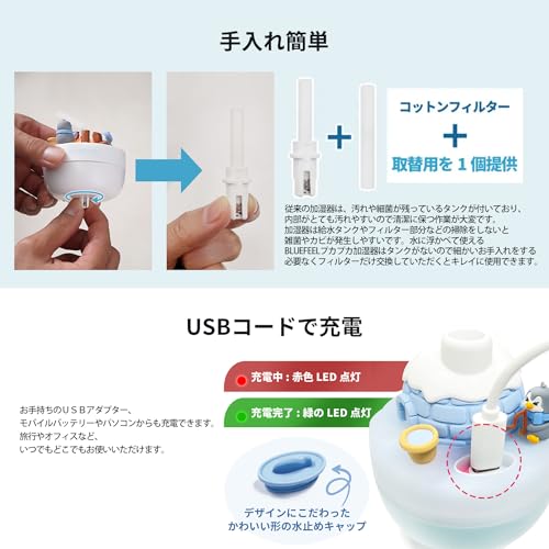 浮かべるミニ加湿器 5