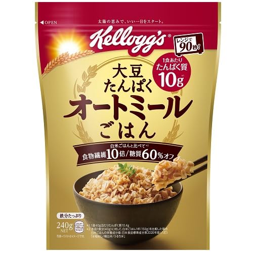 大豆たんぱく オートミールごはん 1