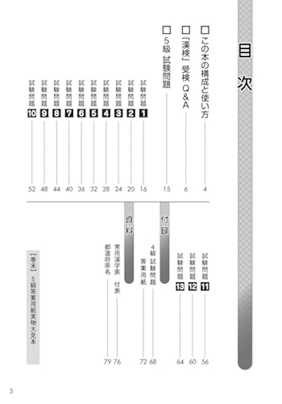 漢検 5級 過去問題集 2