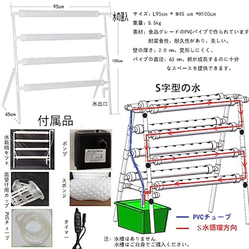 水耕栽培キット 2