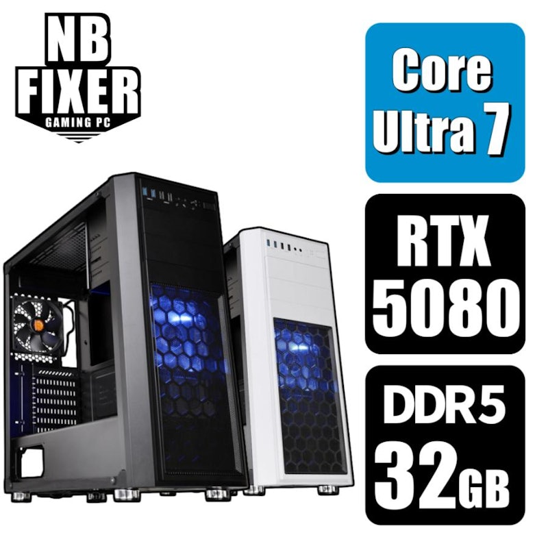 Core Ultra 7 265KF / RTX5080 / メモリ32GB / SSD 1TB / H26 1