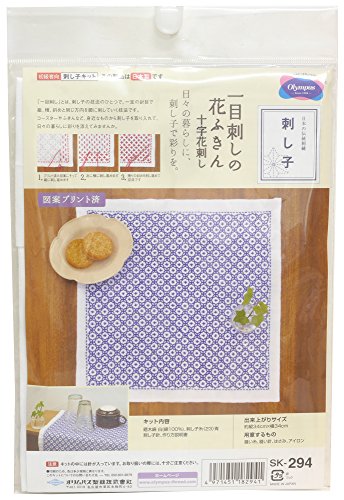 花ふきんキット 十字花刺し 5