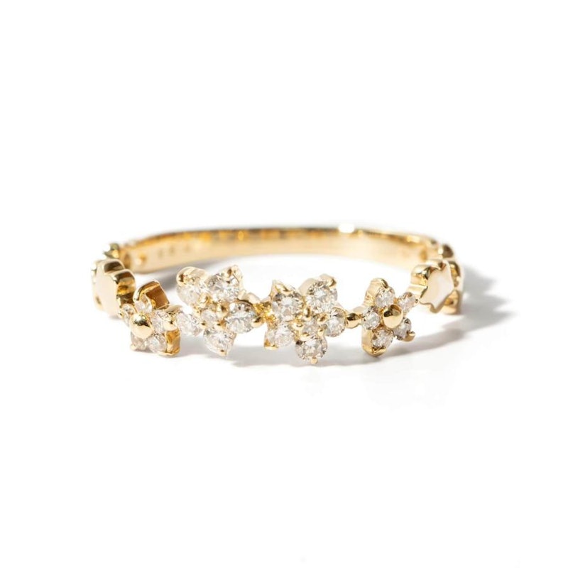 18K ダイヤモンドリング 1