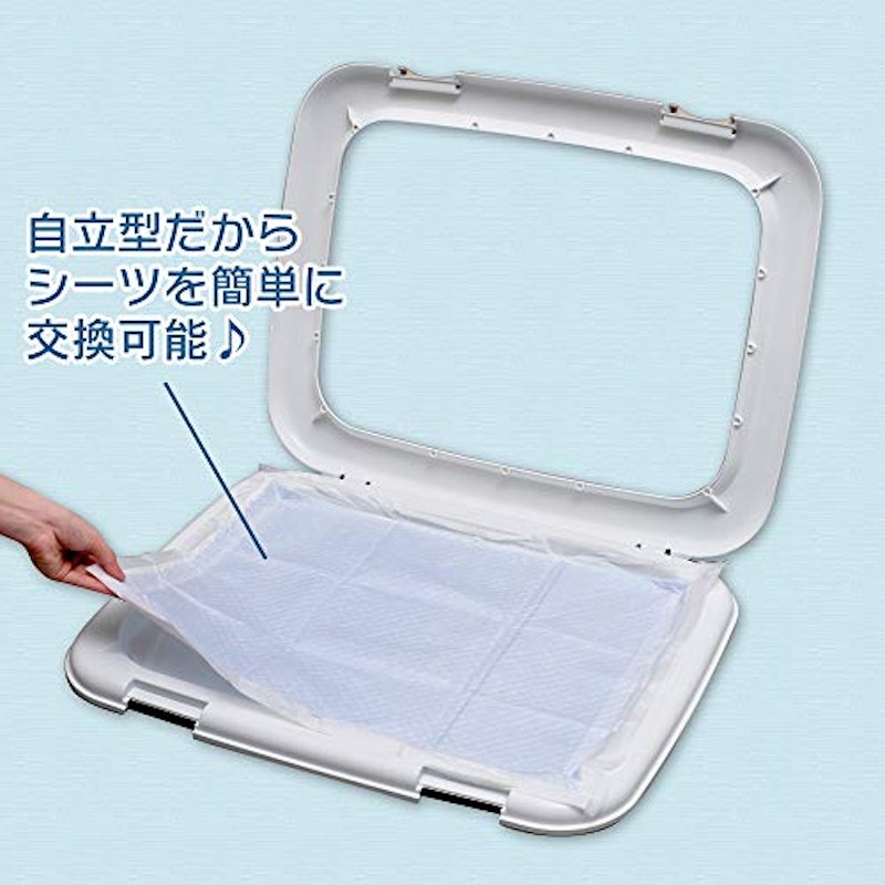 フチもれしにくいトレーニングペットトレー 6