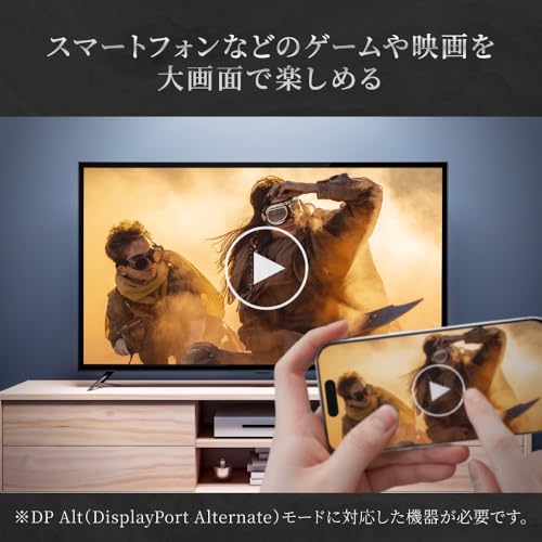 USB Type-C to HDMI Type-Aケーブル 2