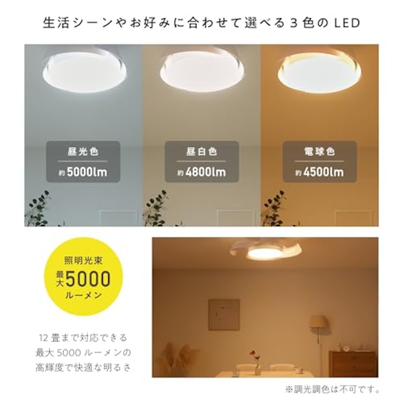 シーリングファンライト Fresa 5