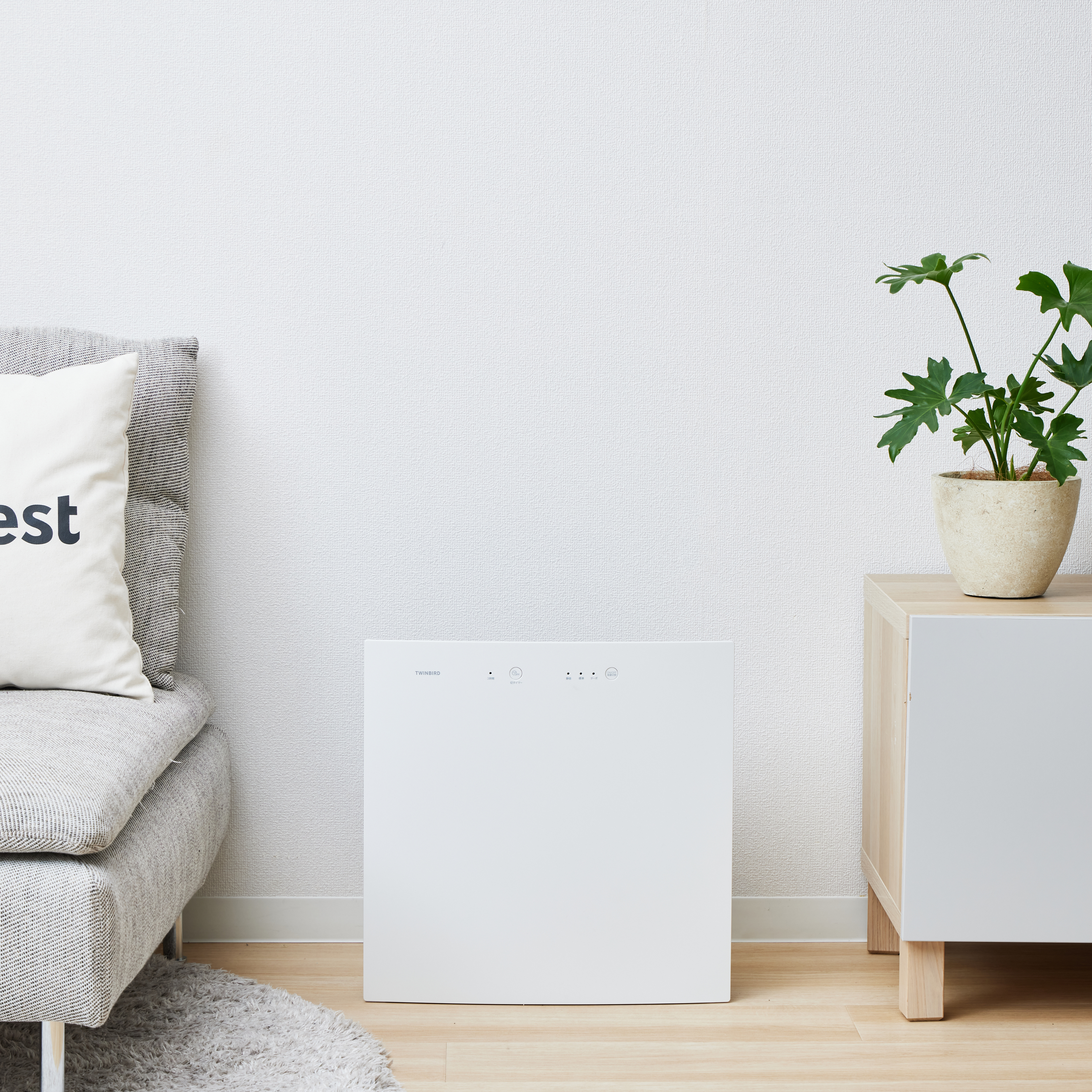 ホワイト 加湿空気清浄機 ツインバード TWINBIRD 空気清浄機 AC-E944Wを検証レビュー