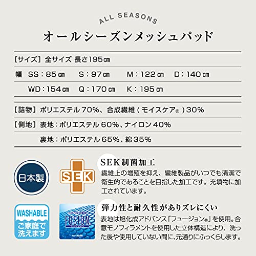 オールシーズンメッシュパッド 7