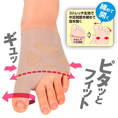 お医者さんの外反母趾サポーター ピタ肌 4